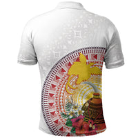 Hapi De Bilong Indipendens Papua New Guinea Polo Shirt PNG Lime Pot LT7 - Polynesian Pride