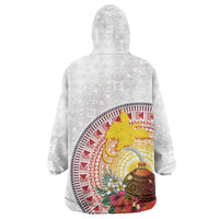 Hapi De Bilong Indipendens Papua New Guinea Wearable Blanket Hoodie PNG Lime Pot