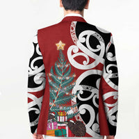 New Zealand Silver Fern Christmas Tree Blazer Meri Kirihimete - Polynesian Pride