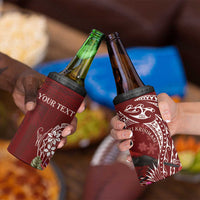 Personalized Samoa Meri Krisimasi 4 in 1 Can Cooler Tumbler Segasegamau'u Mix Siapo LT7 - Polynesian Pride