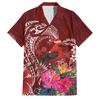 Personalized Samoa Meri Krisimasi Family Matching Off The Shoulder Long Sleeve Dress and Hawaiian Shirt Segasegamau'u Mix Siapo