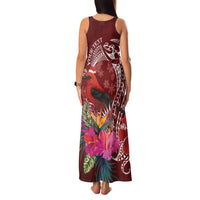 Personalized Samoa Meri Krisimasi Family Matching Tank Maxi Dress and Hawaiian Shirt Segasegamau'u Mix Siapo
