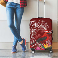 Personalized Samoa Meri Krisimasi Luggage Cover Segasegamau'u Mix Siapo LT7 - Polynesian Pride