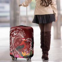 Personalized Samoa Meri Krisimasi Luggage Cover Segasegamau'u Mix Siapo LT7 - Polynesian Pride