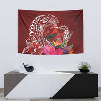 Personalized Samoa Meri Krisimasi Tapestry Segasegamau'u Mix Siapo LT7 - Polynesian Pride