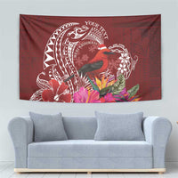 Personalized Samoa Meri Krisimasi Tapestry Segasegamau'u Mix Siapo LT7 - Polynesian Pride