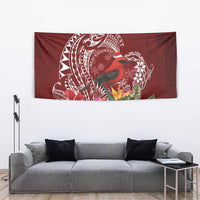 Personalized Samoa Meri Krisimasi Tapestry Segasegamau'u Mix Siapo LT7 - Polynesian Pride