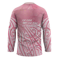 Breast Cancer Awareness Maori Hockey Jersey Kia Kaha Kia Maia Kia Manawanui - Polynesian Pride