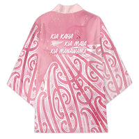 Breast Cancer Awareness Maori Kimono Kia Kaha Kia Maia Kia Manawanui - Polynesian Pride