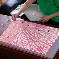 Breast Cancer Awareness Maori Puzzle Kia Kaha Kia Maia Kia Manawanui - Polynesian Pride