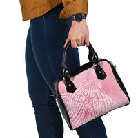 Breast Cancer Awareness Maori Shoulder Handbag Kia Kaha Kia Maia Kia Manawanui LT7 - Polynesian Pride