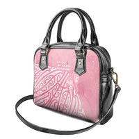 Breast Cancer Awareness Maori Shoulder Handbag Kia Kaha Kia Maia Kia Manawanui LT7 - Polynesian Pride
