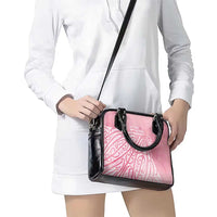Breast Cancer Awareness Maori Shoulder Handbag Kia Kaha Kia Maia Kia Manawanui LT7 - Polynesian Pride