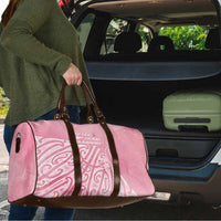 Breast Cancer Awareness Maori Travel Bag Kia Kaha Kia Maia Kia Manawanui - Polynesian Pride
