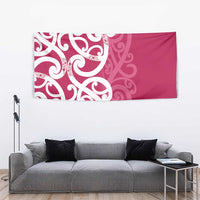 Breast Cancer Awareness Maori Tapestry Koru Kowhaiwhai - Polynesian Pride