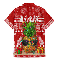 Hawaii Pineapple Christmas Family Matching Mermaid Dress and Hawaiian Shirt Mele Kalikimaka LT7 - Polynesian Pride