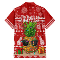 Hawaii Pineapple Christmas Family Matching Summer Maxi Dress and Hawaiian Shirt Mele Kalikimaka LT7 - Polynesian Pride
