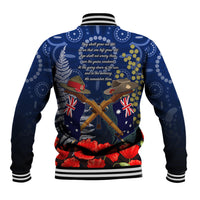 Anzac Baseball Jacket Ausralia Aboriginal Mix New Zealand Slouch Hats LT7 - Polynesian Pride