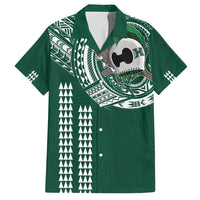 Hawaii Rainbow Warriors Personalized Family Matching Puletasi and Hawaiian Shirt Kakau Ikakai Laau Pama
