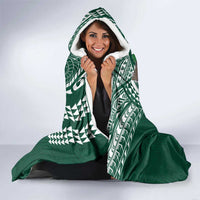 Hawaii Rainbow Warriors Personalized Hooded Blanket Kakau Ikaika Laau Pama LT7 - Polynesian Pride