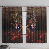 Australia - New Zealand ANZAC Window Curtain Gallipoli ANZAC Cove Landing