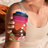 Kia Orana Cook Islands 4 in 1 Can Cooler Tumbler Sunset Dream