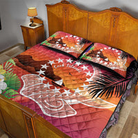 Kia Orana Cook Islands Quilt Bed Set Sunset Dream
