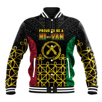 Vanuatu Indipendens Dei Baseball Jacket Tribal Sand Drawing