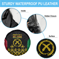 Vanuatu Indipendens Dei Spare Tire Cover Tribal Sand Drawing