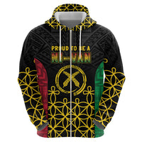 Vanuatu Indipendens Dei Zip Hoodie Tribal Sand Drawing
