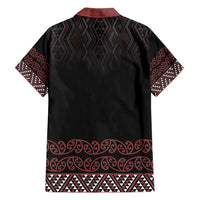 Maori Taniko Patterns Family Matching Long Sleeve Bodycon Dress and Hawaiian Shirt Brown Niho Taniwha Mix Paatiki Motifs