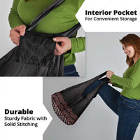 Maori Taniko Patterns Grocery Bag Brown Niho Taniwha Mix Paatiki Motifs