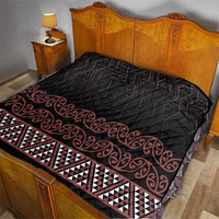 Maori Taniko Patterns Quilt Brown Niho Taniwha Mix Paatiki Motifs