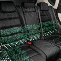 Maori Taniko Patterns Back Car Seat Cover Pounamu Niho Taniwha Mix Paatiki Motifs