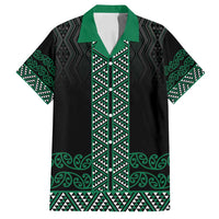 Maori Taniko Patterns Family Matching Long Sleeve Bodycon Dress and Hawaiian Shirt Pounamu Niho Taniwha Mix Paatiki Motifs