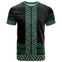 Maori Taniko Patterns T Shirt Pounamu Niho Taniwha Mix Paatiki Motifs