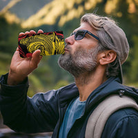 Papua New Guinea 49th Independence Day 4 in 1 Can Cooler Tumbler Motuan Revareva Bird-of-Paradise