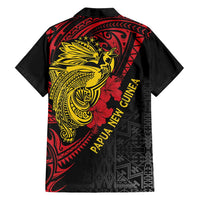 Papua New Guinea 49th Independence Day Family Matching Summer Maxi Dress and Hawaiian Shirt Motuan Revareva Bird-of-Paradise