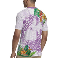 Polynesia Rugby Jersey Sharks Duo Tropical Lavender