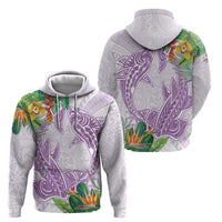 Polynesia Zip Hoodie Sharks Duo Tropical Lavender