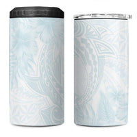 Polynesia 4 in 1 Can Cooler Tumbler Sharks Duo Tropical Off White