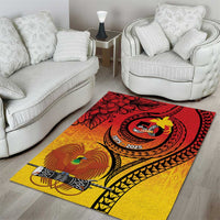 Papua New Guinea 50 Years Area Rug Motuan Motifs