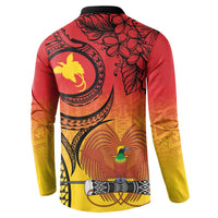 Papua New Guinea 50 Years Button Sweatshirt Motuan Motifs