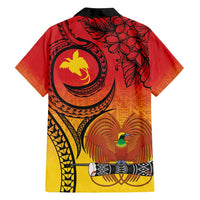 Papua New Guinea 50 Years Family Matching Off Shoulder Maxi Dress and Hawaiian Shirt Motuan Motifs