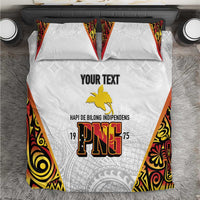 Personalized Papua New Guinea Bedding Set Hapi De bilong Indipendens PNG