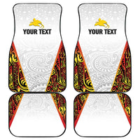 Personalized Papua New Guinea Car Mats Hapi De bilong Indipendens PNG