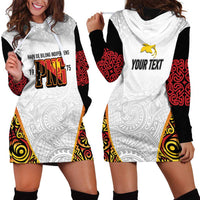 Personalized Papua New Guinea Hoodie Dress Hapi De bilong Indipendens PNG