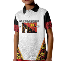 Personalized Papua New Guinea Kid Polo Shirt Hapi De bilong Indipendens PNG