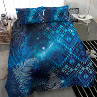Aotearoa Taniko Matariki Bedding Set Cosmic Blue