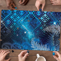Aotearoa Taniko Matariki Puzzle Cosmic Blue